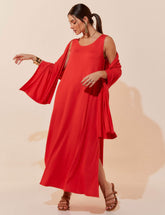 Vestido Nyla Vermelho Amarilis