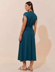 Vestido Vicenza Priscila Azul Gótico