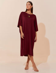 Vestido Pura Bordo