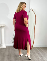 Vestido Vasti Bordo