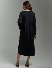 Vestido Moletom Helena Preto