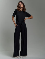 Blusa Canelado Henriqueta Preto