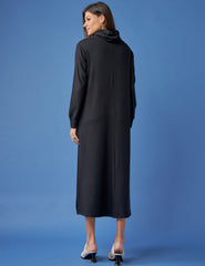 Vestido Moletom Goreti Preto
