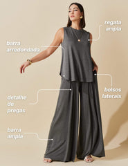 Conjunto Ayla Mescla Escuro