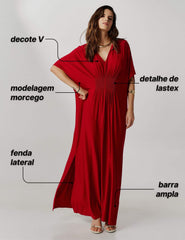 Vestido Elva Vermelho