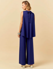 Conjunto Franciele Azul Profundo