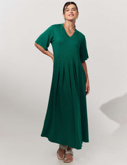 Vestido Poá Gene Verde Castanheira