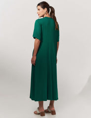 Vestido Poá Gene Verde Castanheira