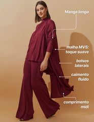 Cardigan Harper Bordo