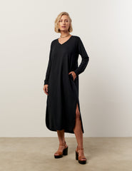 Vestido Moletom Helena Preto
