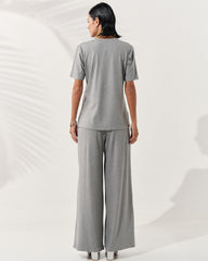 Blusa Canelado Henriqueta Mescla