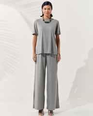 Blusa Canelado Henriqueta Mescla