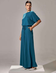 Conjunto Vicenza Lisa Azul Gótico