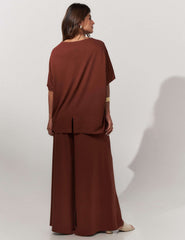 Conjunto Vicenza Lisa Marrom Tamara