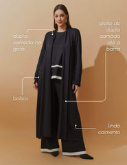 Cardigan Vicenza Maite Preto