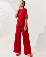 Conjunto Vicenza Nicole Vermelho