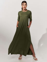 Vestido Noelle Verde Country