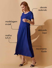 Vestido Otavia Azul Profundo