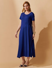Vestido Otavia Azul Profundo