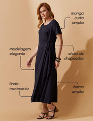 Vestido Otavia Preto