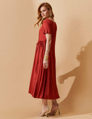 Vestido Otavia Marrom Galápagos