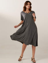 Vestido Olimpia Mescla Escuro