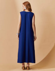 Vestido Vicenza Orpa Azul Profundo