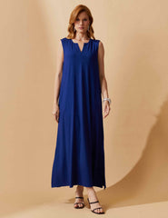 Vestido Vicenza Orpa Azul Profundo