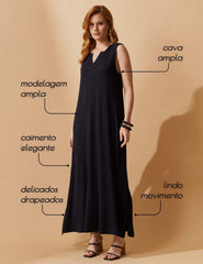 Vestido Vicenza Orpa Preto