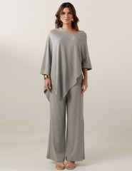 Blusa Canelado Odalis Mescla