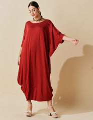 Vestido Penelope Marrom Galápagos