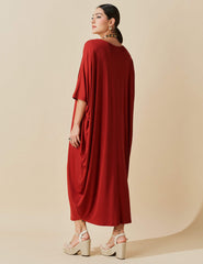Vestido Penelope Marrom Galápagos