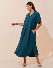 Vestido Marbella Padma Azul Gótico