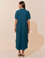 Vestido Marbella Padma Azul Gótico