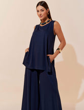 Conjunto Vicenza Paola Azul Marinho
