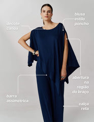 Conjunto Pima Azul Marinho