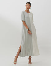 Vestido Pruella Gelo/ Off white