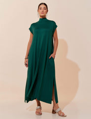 Vestido Petula Verde Castanheira