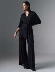 Cardigan Copenhagem Rubia Preto