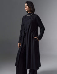 Cardigan Creponado Risa Preto