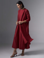 Cardigan Creponado Risa Vermelho Hip Hop