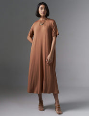 Vestido Rebeca Caramelo Nougat