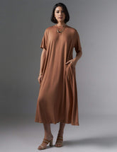 Vestido Rebeca Caramelo Nougat