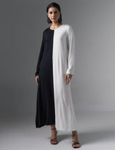 Vestido Roxana Preto/ Off white
