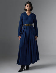 Vestido Vicenza Renne Azul Marinho