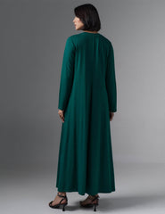 Vestido Vicenza Renne Verde Castanheira