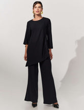 Conjunto Canelado Scarlet Preto