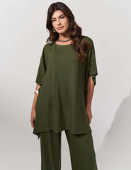 Conjunto Canelado Safira Verde Country