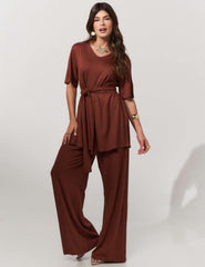 Conjunto Vicenza Sadie Marrom Tamara