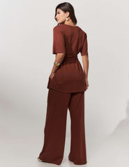Conjunto Vicenza Sadie Marrom Tamara